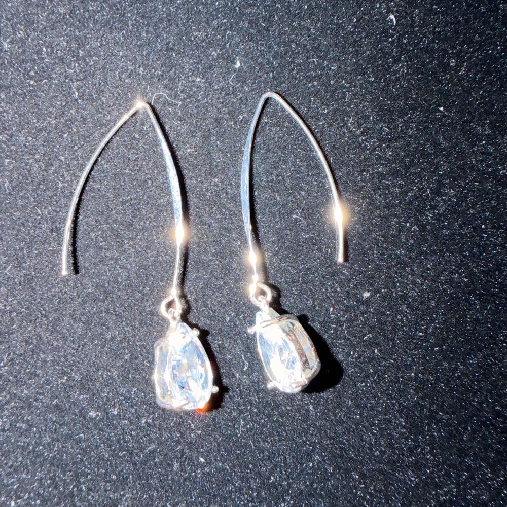 Elegant Silver Drop Earrings